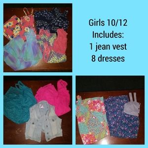 LOT of Girls size 10/12 dresses